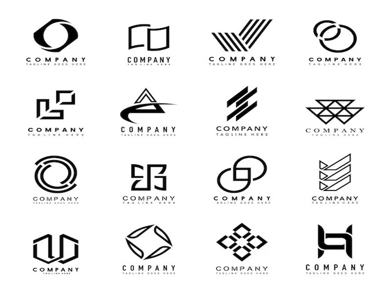 Minimal Line Art Logo Set